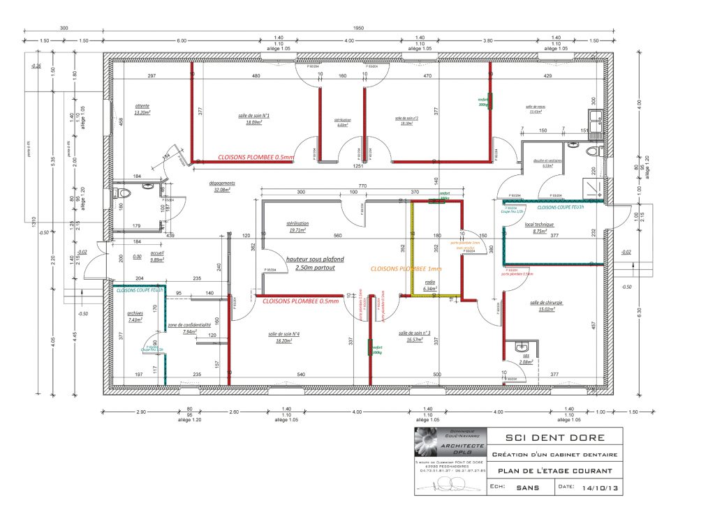 Cabinet Dentaires Pour 4 Praticiens NAVARRO Architecte